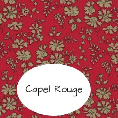 tissu liberty capel rouge