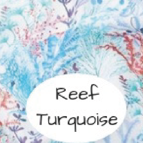 tissu liberty reef turquoise