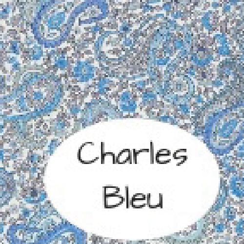 tissu liberty charles bleu