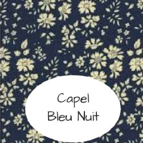 tissu liberty capel bleu nuit
