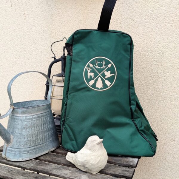 sac de bottes vert