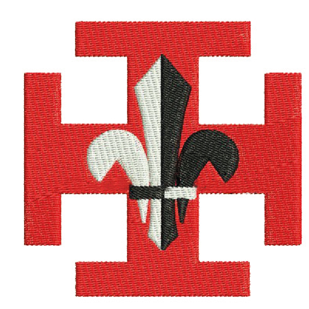motif croix scout