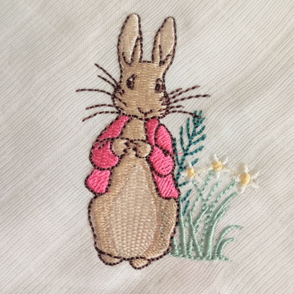 motif lapin seul